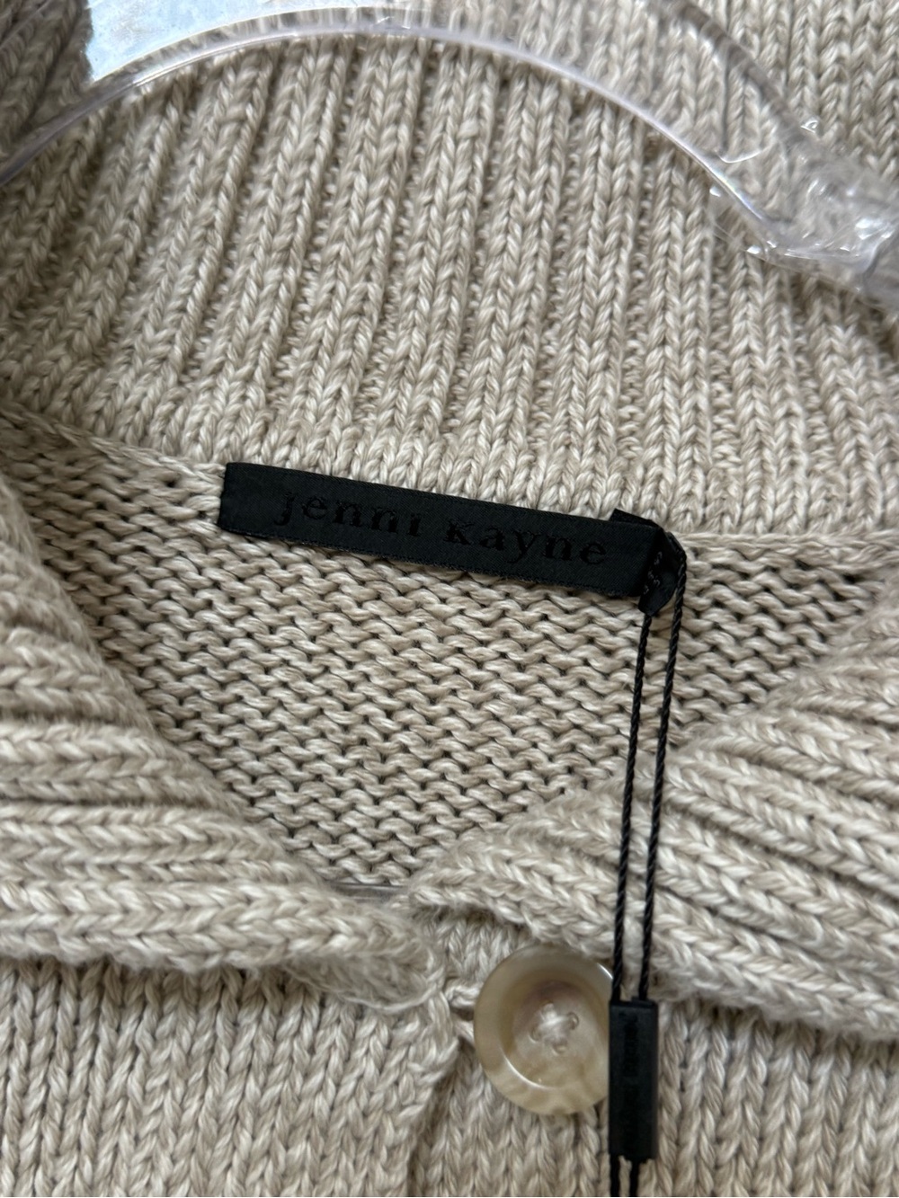 Jenni Kayne Sailor Cardigan Oat Marl Size Small NWT - Picture 3 of 6
